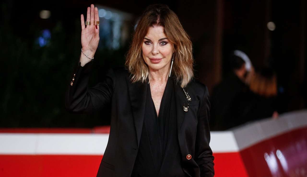 Alba Parietti alla Festa del cinema di Roma