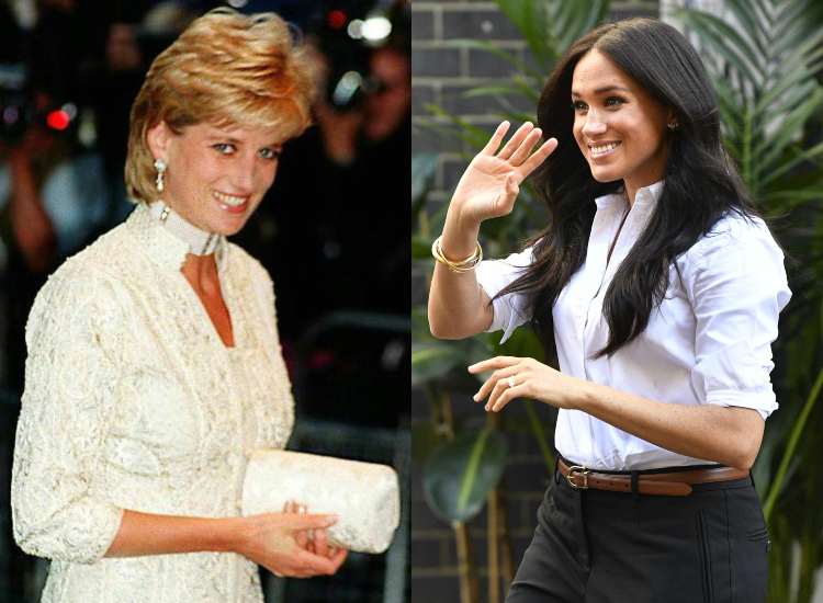 Meghan Markle paragonata a Lady Diana