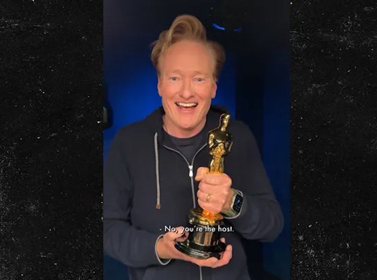 Conan O'Brien annuncia di essere il conduttore degli Oscar 2025 (fonte: Instagram)