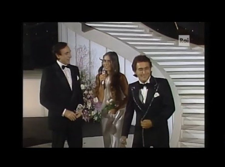 Pippo Baudo, Al Bano Carrisi e Romina Power 